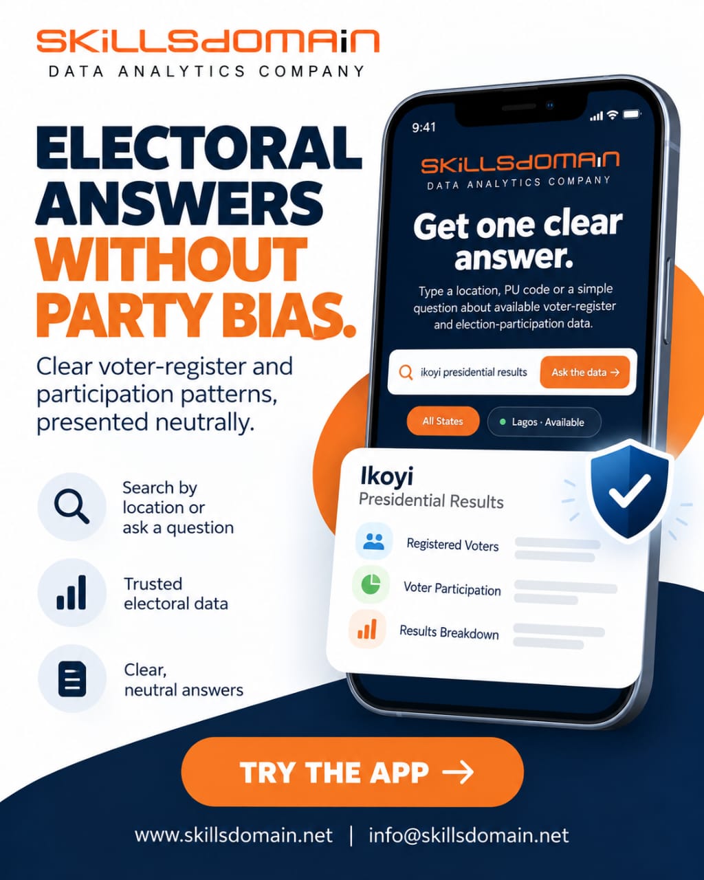 SkillsDomain mobile electoral answers platform